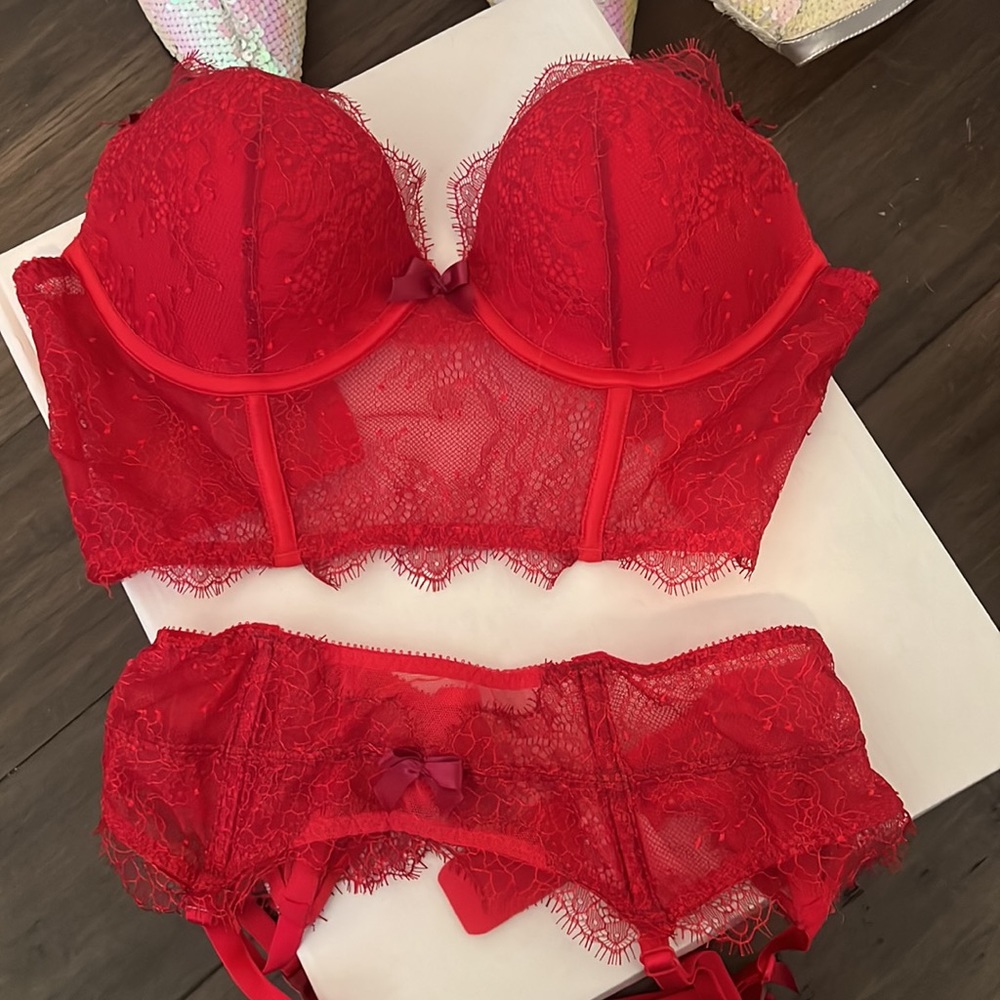 NWOT Bra and Garter belt - Picture 7 of 7